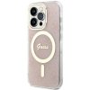 Guess GUHMP15LH4STP iPhone 15 Pro 6.1rózowy/pink hardcase IML 4G MagSafe